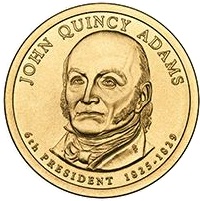 2008 (D) Presidential $1 Coin - John Quincy Adams